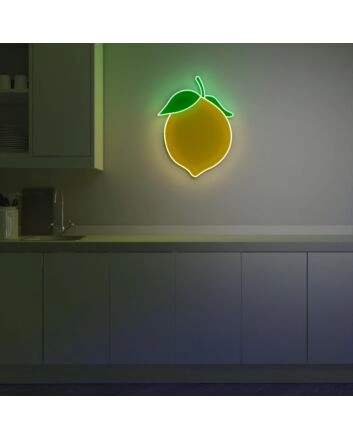 Lemon Neon Sign for Refreshing and Fun Decor