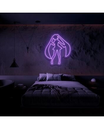 Miku Neon Sign for Anime Fans