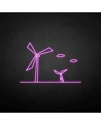 &#39;Windmill&#39; neon sign
