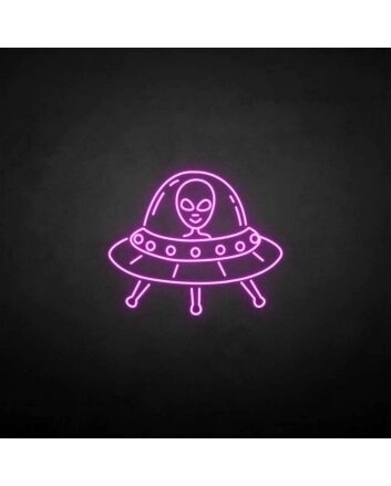 Extraterrestrial 	Alien  neon sign