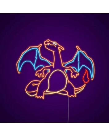 Charizard Neon Sign for Anime Fans