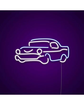 Chevy Car Neon Sign for Car Enthusiasts