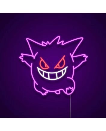 Gengar V1 Neon Sign for Anime Fans