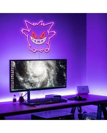 Gengar V1 Neon Sign for Anime Fans