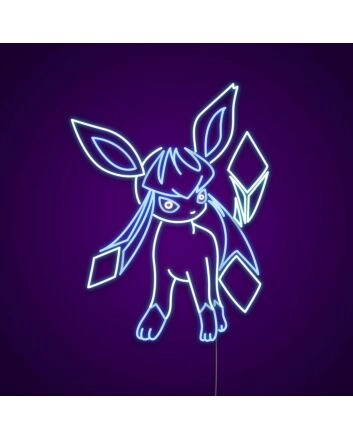 Glaceon Neon Sign for Anime Fans