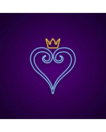 Kingdom Hearts Neon Sign for Game Fans
