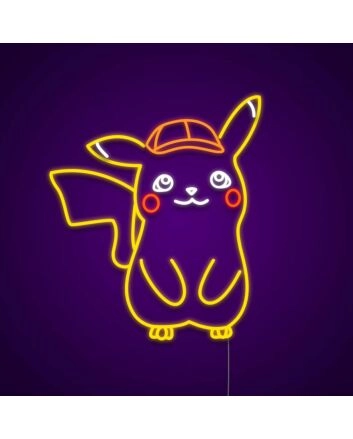Pikachu Neon Sign for Anime Fans