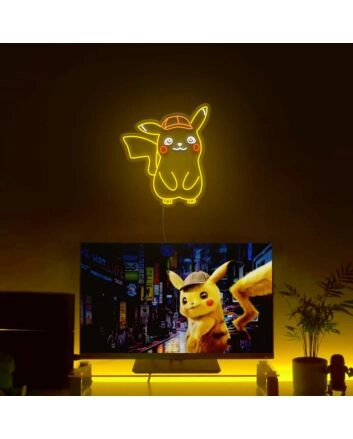 Pikachu Neon Sign for Anime Fans