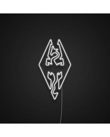 Skyrim Neon Sign for Game Fans