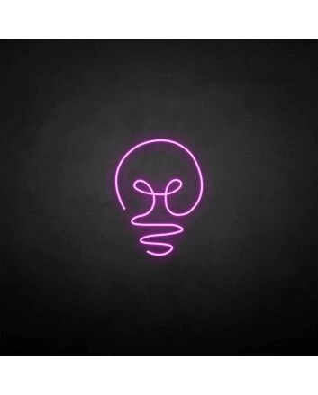 &#39;Light Bulb&#39; neon sign