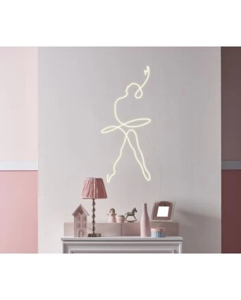 Ballet Dancer Neon Sign for Dance Enthusiasts