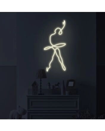 Ballet Dancer Neon Sign for Dance Enthusiasts