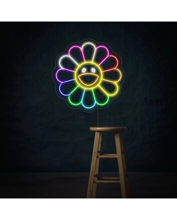 Sun Flower By Tm Neon Sign for Floral and Elegant Decor