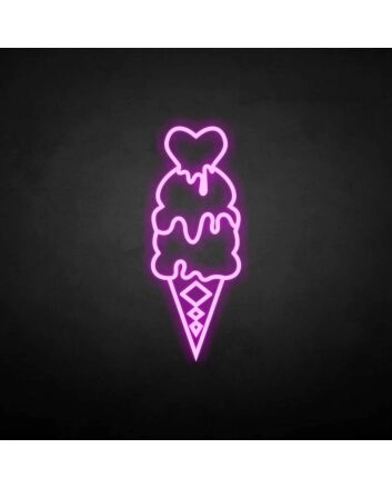 &#39;Ice Cream&#39; neon sign