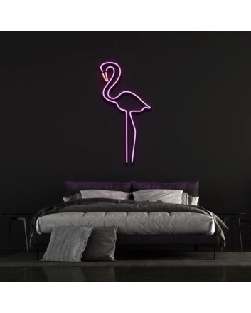 Flamingo V2 Neon Sign for Tropical and Fun Spaces