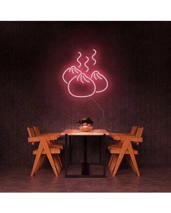 Dumpling Neon Sign for Food Lovers and Restaurants