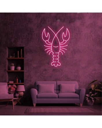 The Lobster Neon Sign for Food Lovers and Restaurants