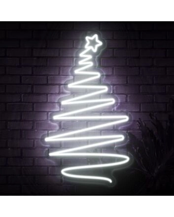 Christmas Tree Neon Sign for Holiday and Festive Spaces