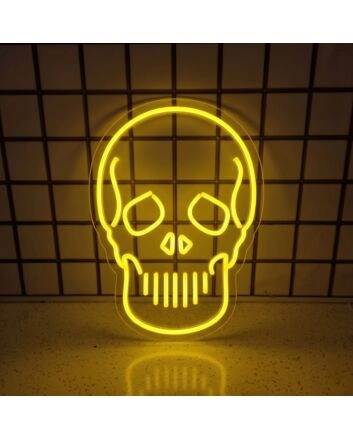 Skeleton&#39; neon sign