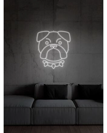 Bulldog Neon Sign for Pet Lovers