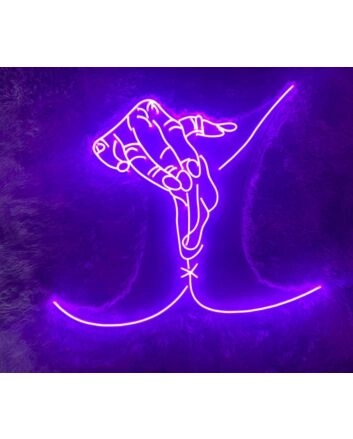 Pussy Sexy Girl Neon Sign v2 for Bold and Playful Spaces