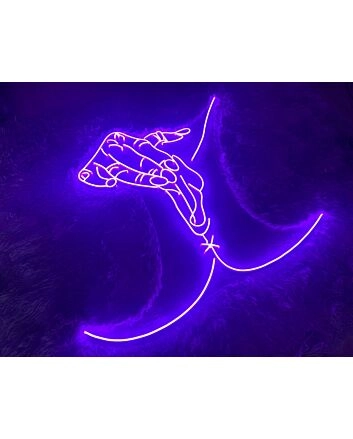 Pussy Sexy Girl Neon Sign v2 for Bold and Playful Spaces