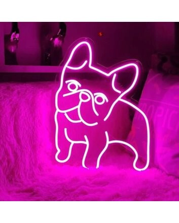 French Bulldog Animal Neon Sign for Pet Lovers