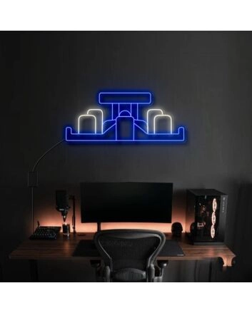 Formula 1 Racing Car Front Neon Sign for Car Enthusiasts