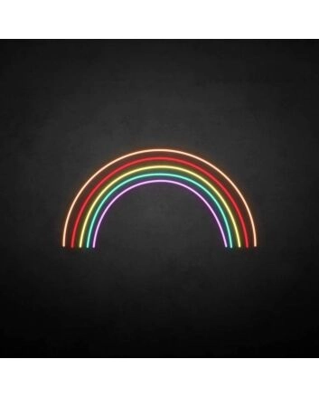 &#39;Rainbow&#39; neon sign