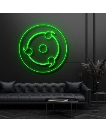 Sharingan Neon Sign for Anime Fans