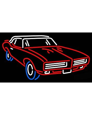 Neon Car Signs Neon Tube Light Wall Decor for Car Enthusiasts