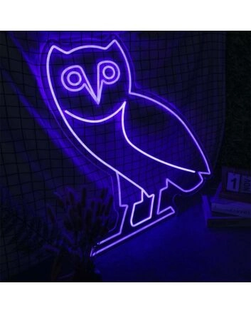 Drake Octobers Very Own Owl Neon Sign for Music Fans