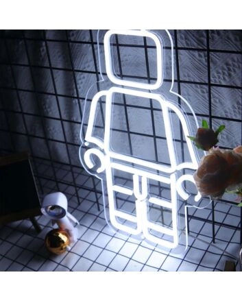 Lego Man Neon Sign for Fun and Playful Spaces