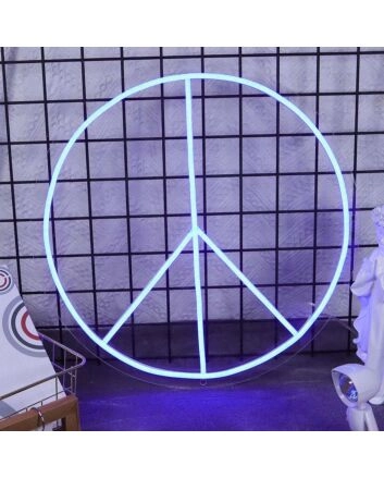 Peace Neon Sign for Peaceful and Positive Spaces
