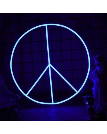 Peace Neon Sign for Peaceful and Positive Spaces