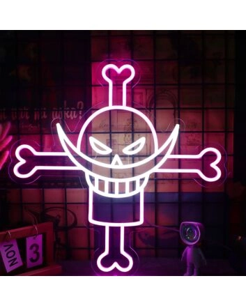One Piece Edward Newgate Neon Sign for Anime Fans