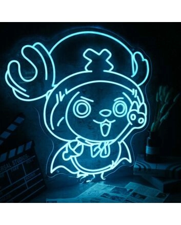 One Piece Character Tony Tony Chopper Neon Sign for Anime Fans