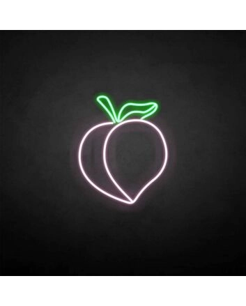 &#39;Peach&#39; neon sign