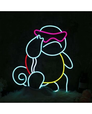 Anime Squirtle Custom Neon Sign for Anime Fans