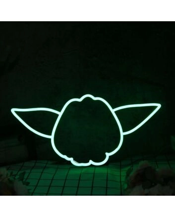 Star War Yoda Green Neon Sign for Star Wars Fans