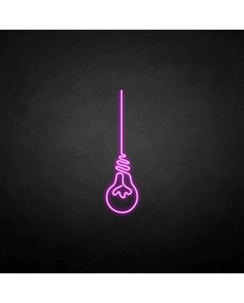 &#39;Bulb&#39; neon sign