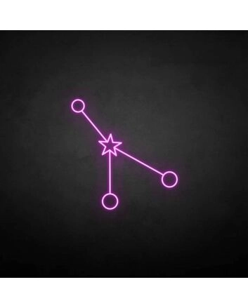 &#39;Cancer&#39; neon sign