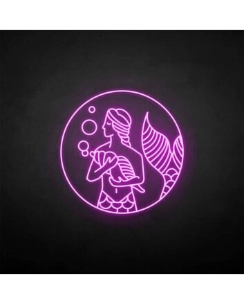 &#39;Mermaid&#39; neon sign