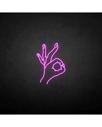&#39;OK&#39; neon sign