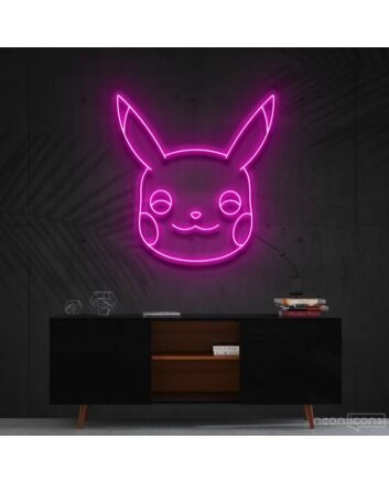 Pikachu Neon Sign for Anime Fans and Fun Spaces