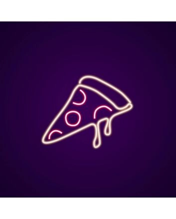 Pizza Neon Sign for Pizzerias and Dining Areas