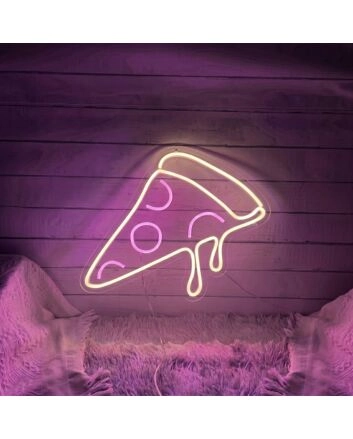Pizza Neon Sign for Pizzerias and Dining Areas
