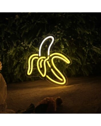 Banana Neon Sign for Fun and Whimsical Decor