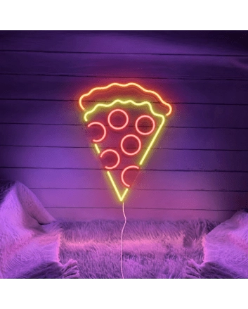 Pizza Neon Sign for Pizzerias and Dining Areas