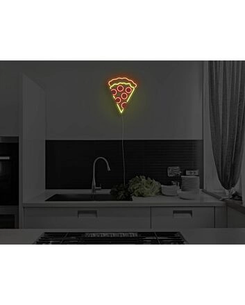 Pizza Neon Sign for Pizzerias and Dining Areas